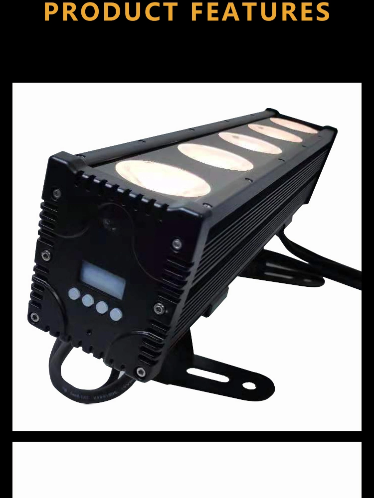 DMX512 COB 5*30W RGB 3in1 Part Wall Wash Stage Light